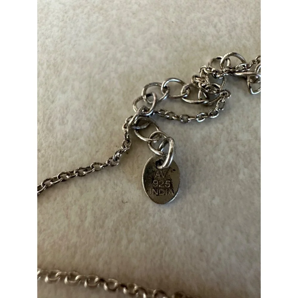 Stamped 925 sterling silver cubic zirconia CZ state of Texas outline necklace - Picture 6 of 8